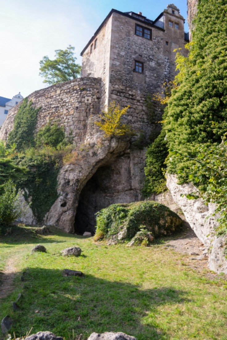The cave site is located beneath the Castle Ranis in central Germany