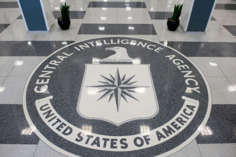 The Central Intelligence Agency (CIA) seal is displayed in the lobby of CIA Headquarters in Langley, Virginia