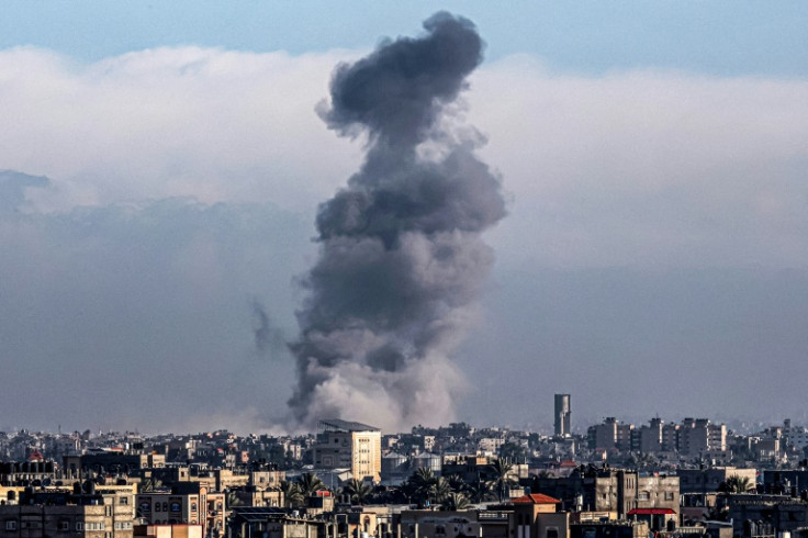 The streets of Rafah have become packed with people displaced by the fighting