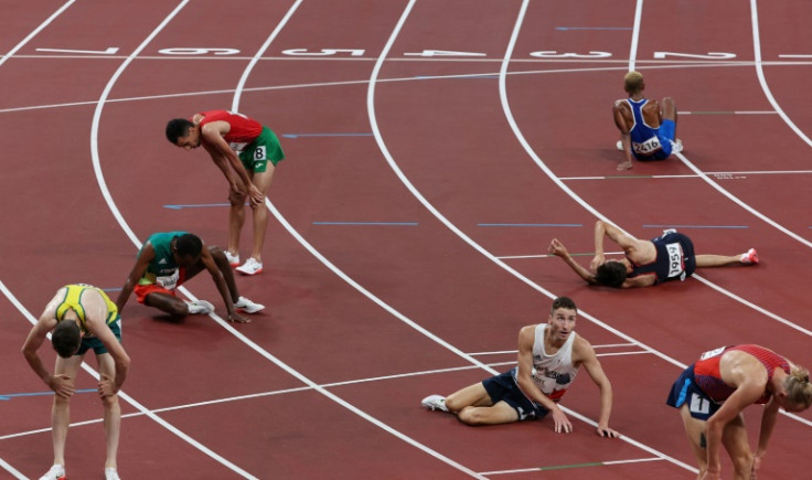 Athletes push themselves to the limit, as seen here at the 2020 Tokyo Olympics, which were the hottest on record