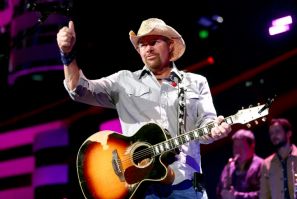 Toby Keith, seen here performing in 2021, was a controversial figure in the United States