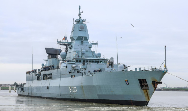 The "Hesse" frigate will be able to respond to potential Yemeni rebel attacks including from missiles, drones and remotely controlled "kamikaze boats", Germany's navy chief said