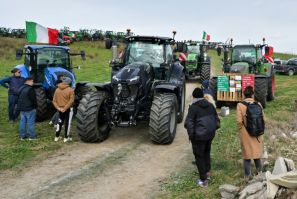 Farmers have been staging small protests from Sicily to Turin, demanding action on a range of issues