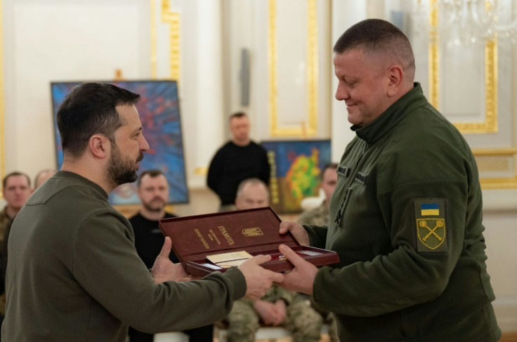 Valery Zaluzhny, right, was Ukraine's chief commander since before Russia's invasion