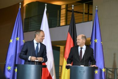 Polish Prime Minister Donald Tusk (left) said he was keen to revive the so-called 'Weimar Triangle' format of French, German and Polish cooperation that was initially created in 1991 to enable concerted European action