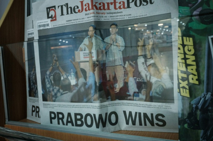 Local media called the presidential vote for Prabowo before counting had finished