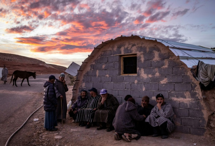 Around 30 of Douzrou's families say they have not received either a monthly stipend or reconstruction funds from Morocco's government