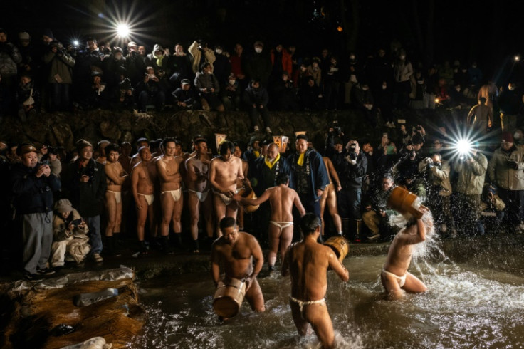 Other temples in Japan continue to host similar festivals where men wear loincloths and bathe in freezing water