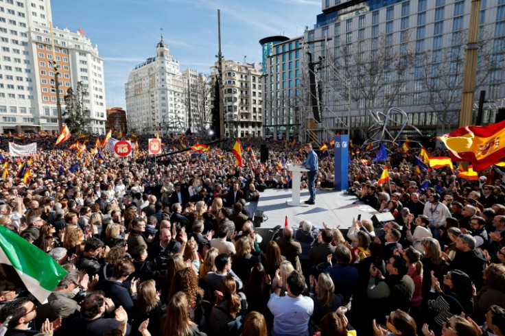 Feijoo has repeatedly called the controversial amnesty -- which still must be approved by parliament -- a 'humiliation' and the PP has staged large demonstrations against it