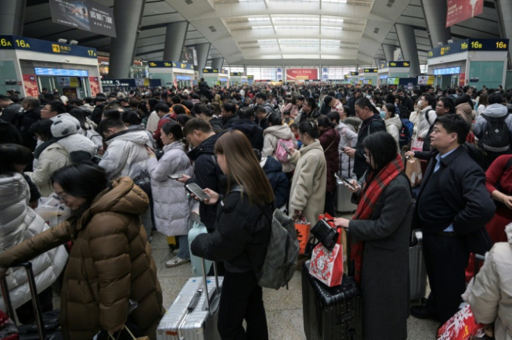 Analysts pointed to data showing a 61 percent year-on-year rise in rail trips made in China during the Lunar New Year holiday as being a positive sign