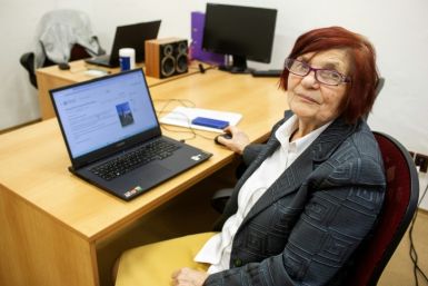 Unlike most Wikipedia contributors, Kadnerova is an 80-year-old retiree