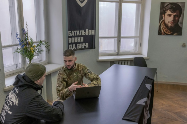 The Da Vinci Wolves Battalion has opened a new recruitment centre in Kyiv