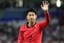 Son Heung-min pictured after the quarter-finals at the Asian Cup