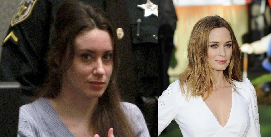 Casey Anthony left and actress Emily Blunt