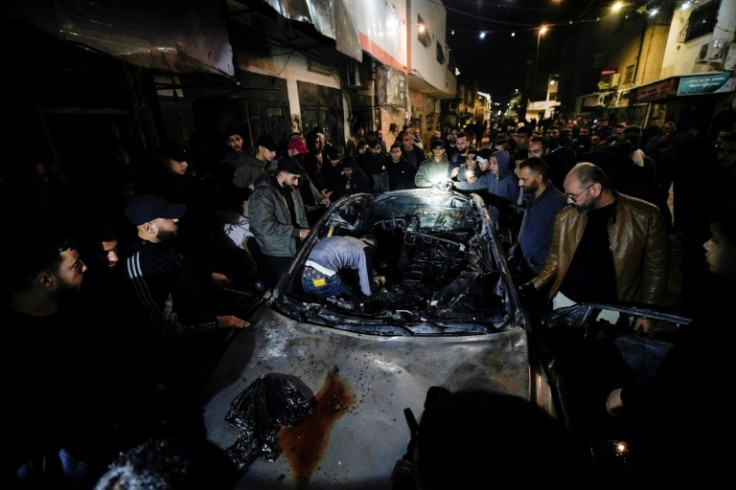 A witness said weapons in the car exploded after the strike, which the army said killed a militant from the Islamic Jihad group