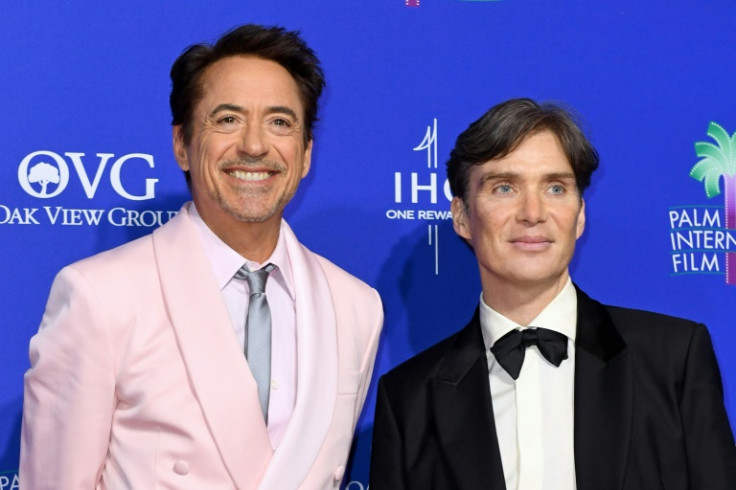 'Oppenheimer' stars Cillian Murphy (R) and Robert Downey, Jr. (L) could add to their prize haul at the Screen Actors Guild awards
