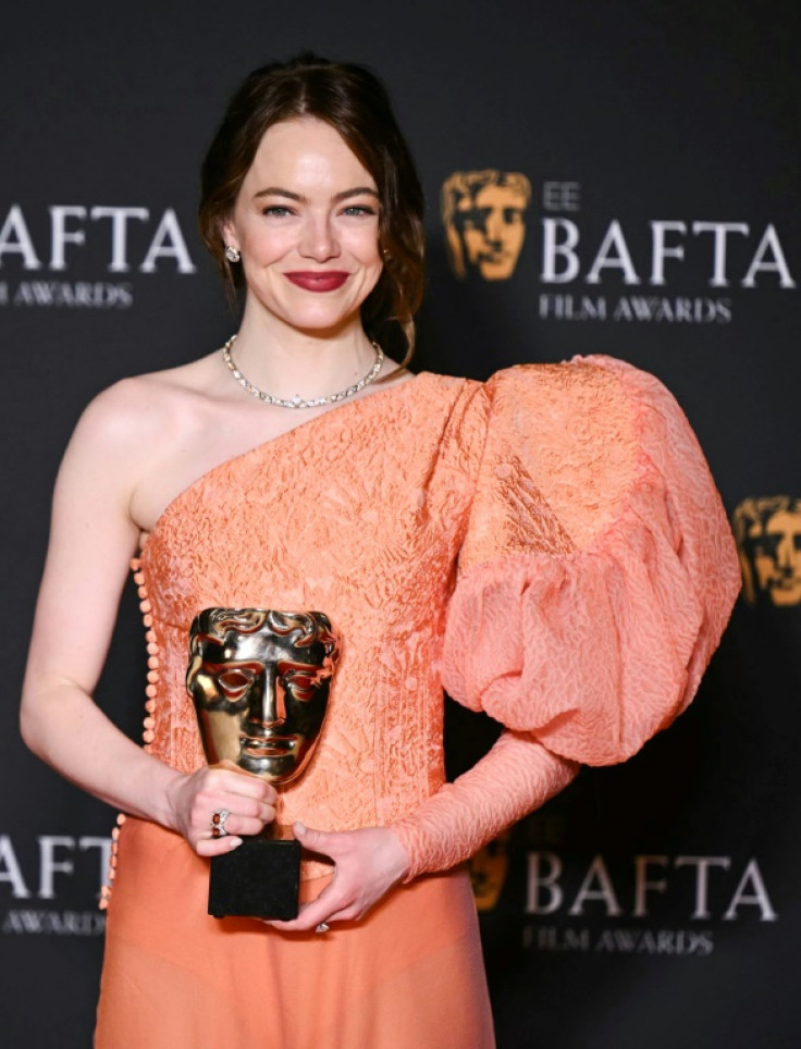 Among the many awards 'Poor Things' actress Emma Stone has won this season is a BAFTA