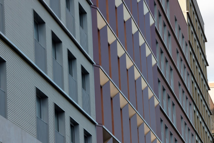 There are around 40 different buildings in the village, each with a different facade