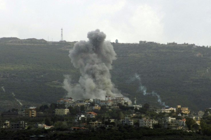 An Israeli strike hits the southern Lebanese village of Chihin near the border