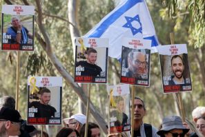 Relatives of Israeli hostages held in Gaza have been demonstrating for their release