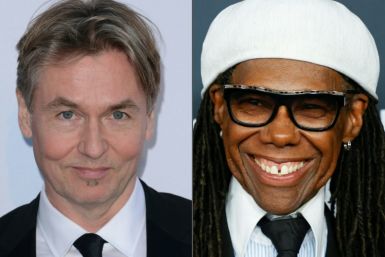 Finnish conductor and composer Esa-Pekka Salonen (L) and US disco legend Nile Rodgers