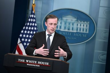 US National Security Adviser Jake Sullivan speaks during the daily press briefing in the Brady Press Briefing Room of the White House on March 12, 2024