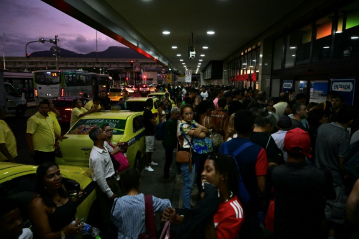 Officers had cordoned off the station after evacuating all employees and passengers, who crowded in their hundreds outside while police tried to reason with the hostage-taker