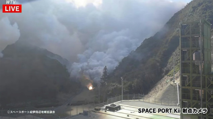 The rocket exploded just seconds after launch in western Japan