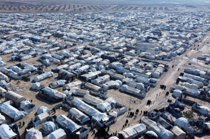 The vast Al-Hol camp in Syria holds more than 40,000 people -- all but 3,000 women and children