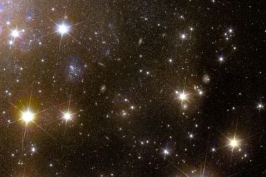 Stars sparkle in one of the first images taken by Euclid -- but ice is clouding the space telescope's vision
