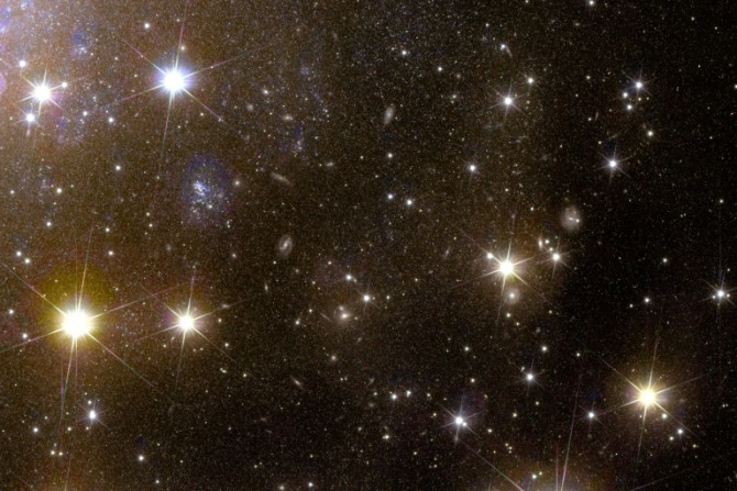 Stars sparkle in one of the first images taken by Euclid -- but ice is clouding the space telescope's vision