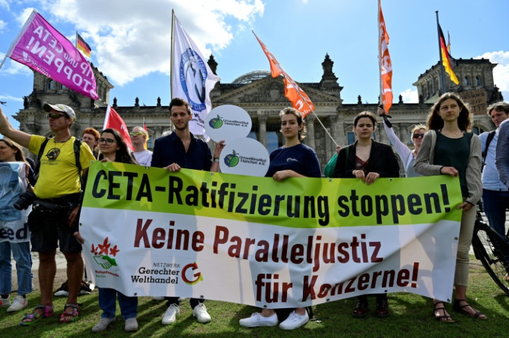 CETA has sparked protests across the EU, including in Germany