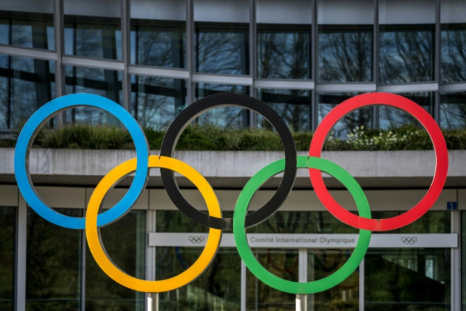 The Olympic rings are seen outside the headquarters of the International Olympic Committee (IOC) at the opening day of a executive board meeting in Lausanne
