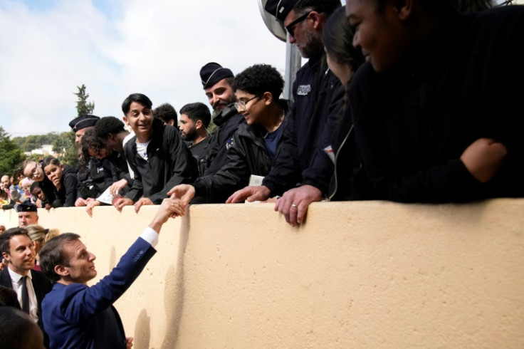 French President Emmanuel Macron visited Marseille to launch an operation against drug trafficking