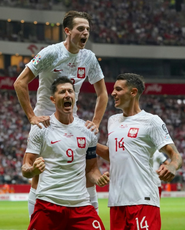 Poland will be looking to Robert Lewandowski (bottom left) to lead them to Euro 2024