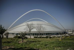 The Olympic Velodrome in Athens where Chris Hoy won the first of his six Olympic gold medals now lies closed