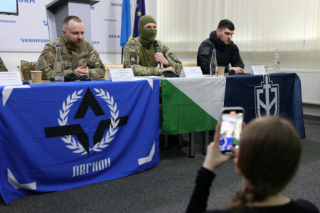 The anti-Kremlin fighters held a press conference in Kyiv after carrying out armed attacks in Russia's Belgorod and Kursk border regions