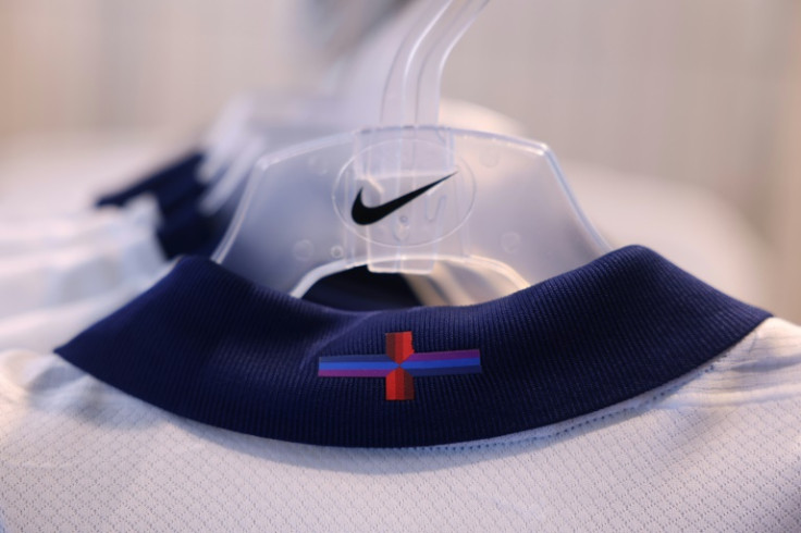 Hot under the collar: Nike's reworking of the English flag has brought criticism