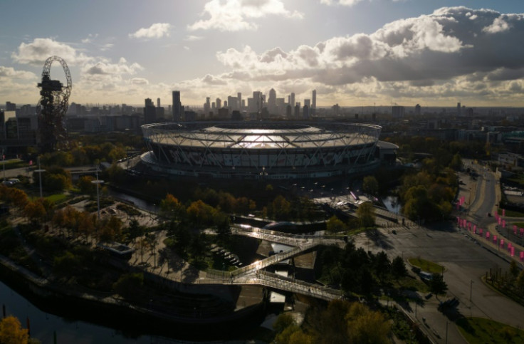 The London Stadium at the Queen Elizabeth Olympic park in east London