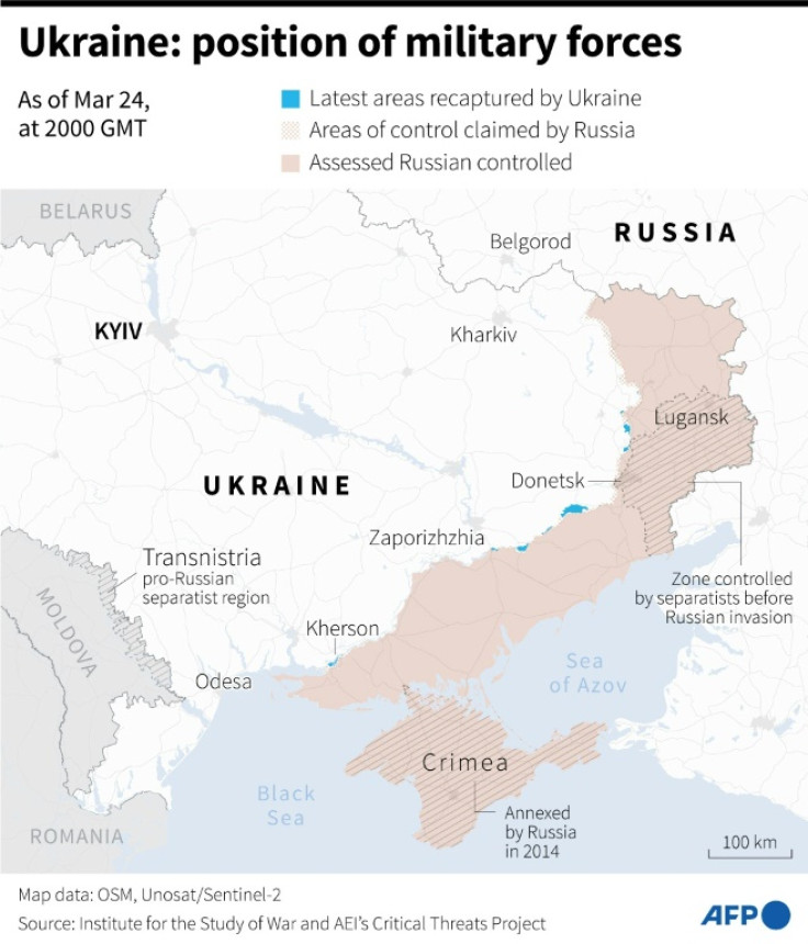 Ukraine: position of military forces