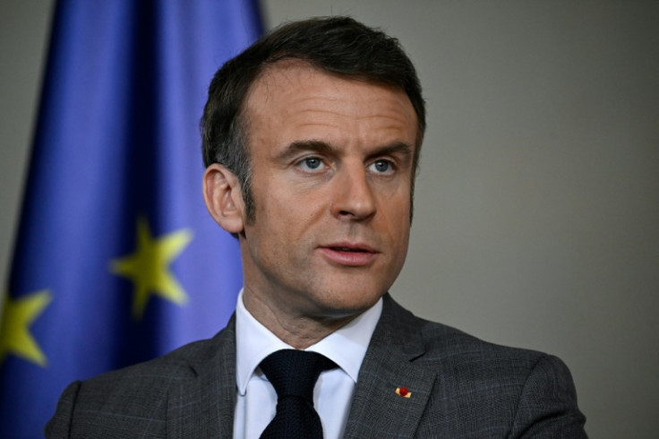 The opposition blamed Macron for a 'disastrous record'