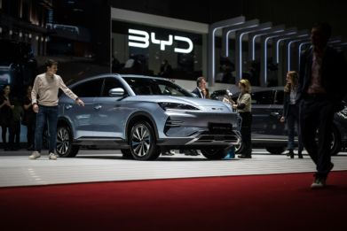 Chinese battery and automotive giant BYD achieved a record profit in 2023, annual results showed Tuesday