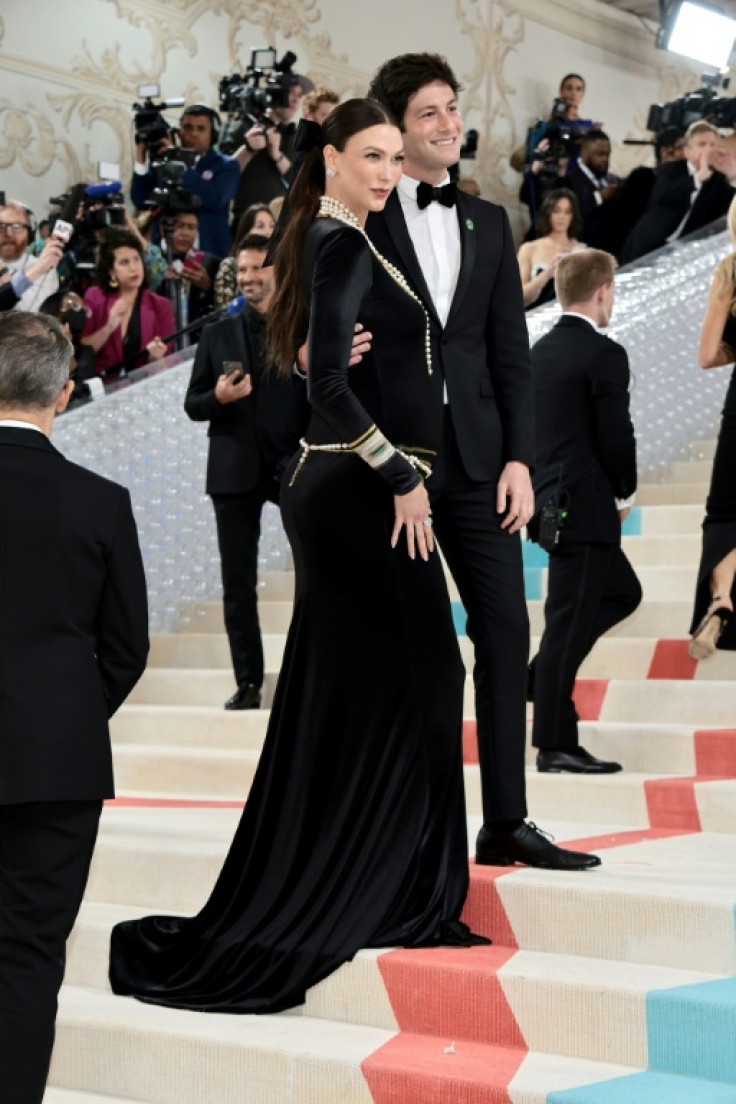 Karlie Kloss and Joshua Kushner at the Met Gala in New York, May 1, 2023
