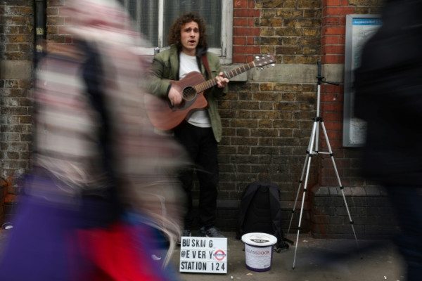 Busker Dan Tredget aims to play at all 272 stations on the London Underground