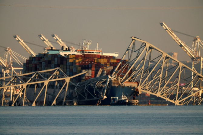 Cranes have been deployed to unblock the port of Baltimore