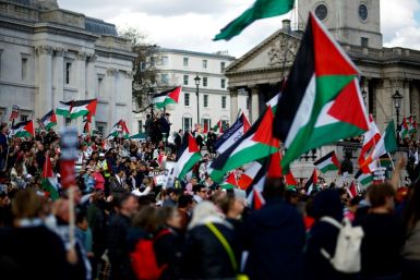 London has seen numerous large-scale pro-Palestinian protests since Israel mounted its military response to Hamas's unprecedented attack on October 7