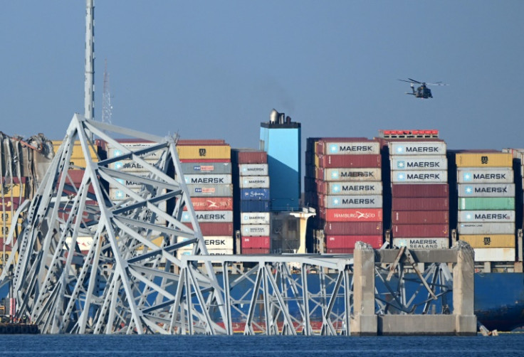 The Francis Scott Key Bridge collapsed into the Patapsco River after being hit by a container ship