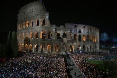 Thousands of worshippers had gathered at The Colliseum for Friday's ceremony