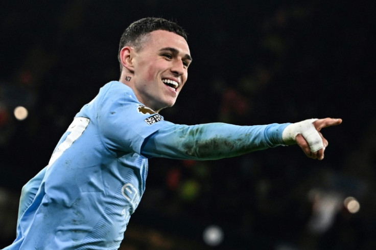 Hat-trick hero: Phil Foden was the star of the show in Manchester City's win over Aston Villa