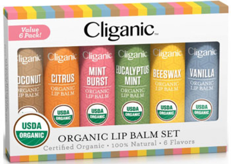 Cliganic USDA Organic Lip Balm Set 